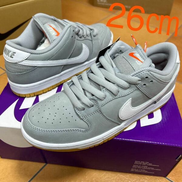 26センチ 新品 Nike SB Dunk LOW PRO ISO Orange Label Grey Gum ナイキ SB ダンク ロープロ オレンジレーベル グレーガム DV5464-001