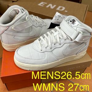 WMNS AIR FORCE 1 ’07 MID LX "WHITE CANVAS" DZ4866-121 （サミットホワイト/ココナッツミルク/サミットホワイト/サミットホワイト）