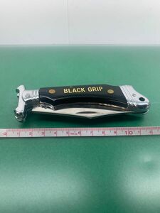 BLACK GRIP ブラックグリップ　アウトドア用　折り畳みナイフ