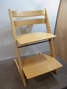 【НГ396】 STOKKE TRIPP TRAPP Стульчик для кормления Детский стульчик Обеденный стул Деревянный стул