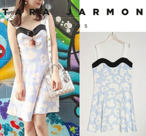 新品タグ付き【TARA JARMON タラジャーモン】夏らしいキャミワンピース チュニック 42(L) v965