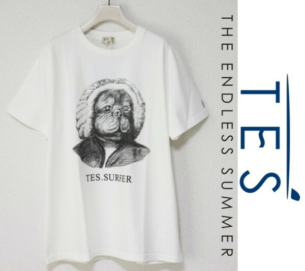 新品タグ付き【TES エンドレスサマー】PLANET OF THE BUHI Tシャツ 白 L v4871