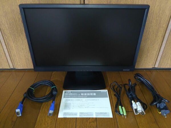 動作確認済み 外箱&付属品あり ★ I/O DATA LCD-AD201XB-X【スピーカー内蔵20型ワイド液晶】