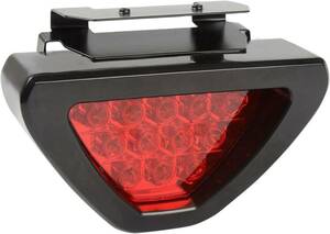  red tail lamp brake lamp rear foglamp LED all-purpose 12V car automobile blinking backing lamp ( red )