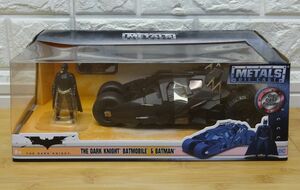 未開封品 JADA TOYS THE DARK KNIGHT BATMOBILE & BATMAN バットモービル&バットマン フィギュア