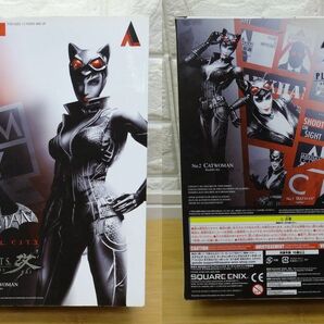 未開封品 スクウェア・エニックス PLAY ARTS 改 BATMAN ARKHAM CITY No.2 キャットウーマン アクションフィギュアの画像2