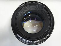 動作未確認 Canon カメラレンズ EF 50mm 1:1.4 ULTRASONIC キャノン キヤノン デジカメレンズ 現状品_画像2