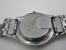 メンズ 腕時計 CITIZEN CRYSTRON クリストロン 4-861060 電池切れ ジャンク 中古_画像7