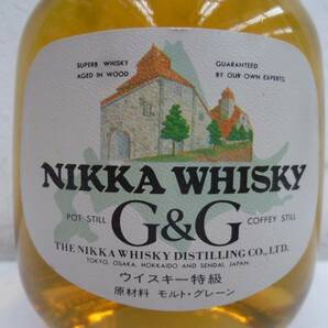 NIKKA WHISKY G&G ニッカ ウイスキー 鶴 北海道地区限定 180ml 古酒 未開栓の画像2