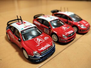 【ルース品　3台　アンテナ不足】 CM'S 1/64　シトロエン　ラリーカー