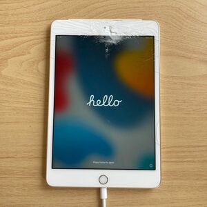 iPad mini4 第4世代 128GB SIMフリー　Wi-Fi＋Cellular【画面割れ】