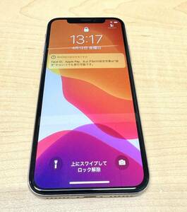 iPhone X 64GB バッテリー容量81% 判定〇 モデル MQAY2J/A SIMフリー　apple　アップル