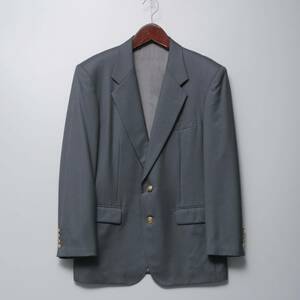 GI4270//80～90sヴィンテージ*クリスチャンディオール/Christian Dior MONSIEUR*メンズA-6/金ボタン/テーラードジャケット/ブレザー