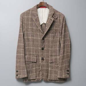 TH3914//* Macintosh firosofi-/MACKINTOSH PHILOSOPHY* men's / check pattern / tweed jacket / tailored jacket / blaser 