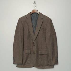 TF9164◎J.CREW J.クルー Ludlow ラドロー MOON ムーン ウールコットン ヘリンボーンツイード 2Bシングル テーラードジャケット 36S/SLIMの画像1