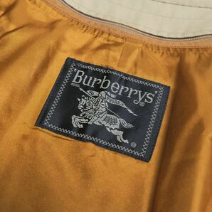 MF9928◎Burberry バーバリー ウールライナー ギャバジン シングル トレンチコート 2WAY スプリングコート ベルト付 ベージュ系 94-175の画像8