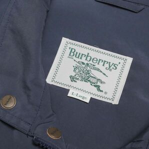 GP6580◎Burberrys バーバリー 軽量 スイングトップ ジップアップ ジャケット ブルゾン スプリングジャケット ネイビー系 サイズLLの画像7