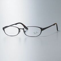 MF6956◎未使用 Ray-Ban レイバン チタンフレーム オーバルフレーム 眼鏡 メガネ RB8717D サイズ:56□16/145 ガンメタル×ブラウン系_画像2