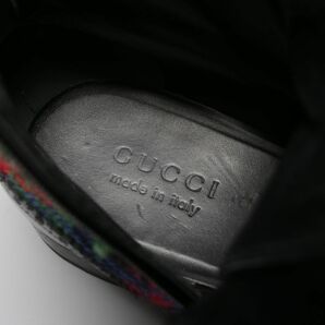 GP7804//イタリア製*グッチ/GUCCI*メンズ8.5/クイアーコア/ディオニュソスバックル/ツイード×レザー/ウイングチップ/ショートブーツ/革靴の画像9