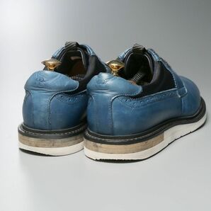 TH1813//*ランバンオンブルー/LANVIN en Bleu*メンズ/レザースニーカー/ウイングチップ/ローカット/靴/ブルーの画像4