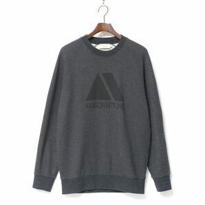 TH4343□メゾン キツネ/Maison Kitsune*KMM-18620-B/SWEATSHIRT Triangle*裏起毛*長袖*クルーネック*スウェットトレーナー*メンズ*Mの画像1