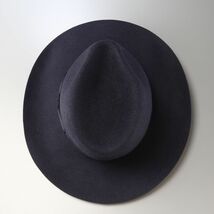 TH4561◎イングランド製 ジェームス ロック Lock & Co. Hatters フェルトハット 中折れハット ラビット ファーハット フェドラハット 帽子_画像5