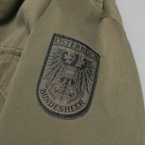 TH3065◎オーストリア軍 M-65 フィールドジャケット コットンサテン ミリタリージャケット サイズ96-100/5-6 HEERESEIGENTUMの画像4