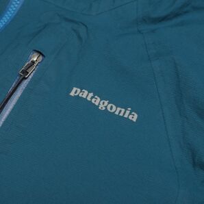 TH3606◎patagonia パタゴニア STORM RACER JACKET ストーム レーサー ジャケット フーデッド ブルゾン ポケッタブル ブルー系 サイズLの画像4