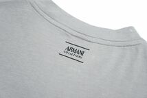 GP2038▽アルマーニコレツィオーニ/ARMANI COLLEZIONI*メンズ*グラデ―ション*Vネック*ロンT*ロングTシャツ*長袖 カットソー*グレー系_画像6