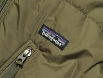 STH2018//*パタゴニア/Patagonia*メンズM/83990 F01/パフジャケット/着脱フード付き/ジップアップブルゾン/カーキ系_画像5