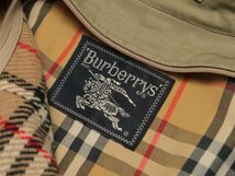 TG6278◎Burberry バーバリー ウールライナー ギャバジン ステンカラーコート バルマカーンコート 2WAY スプリングコート カーキ系 88-160_画像8