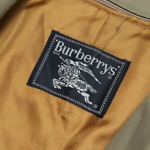 MF0976◎Burberry バーバリー ウールライナー ギャバジン ステンカラーコート バルマカーンコート 2WAY スプリングコート カーキ系 90-165の画像7