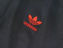 TH2608□00'S*アディダス/adidas*スリーストライプ*ジャージ*トラックジャケット/ジップアップブルゾン*ブラック系*メンズ*sizeM_画像4