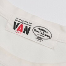 TG8266◇ボートハウス・VAN/ヴァン×ボートハウス×キャプテンサンタ 2枚セット メンズL プリント/半袖Tシャツ ＋ ボタンダウンシャツ 白系_画像5