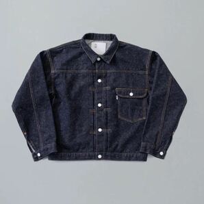 New Manual #001 T-BACK DENIM JACKET ONE-WASHED 1st デニムジャケット Tバック 藤原裕 リーバイス 濃紺 の画像1