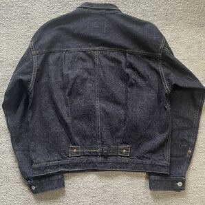 New Manual #001 T-BACK DENIM JACKET ONE-WASHED 1st デニムジャケット Tバック 藤原裕 リーバイス 濃紺 の画像5