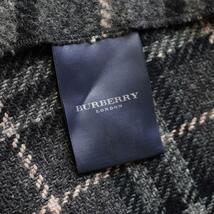 美品 BURBERRY LONDON バーバリー ロンドン ニットポンチョ ウール ノバチェック アシンメトリー マントケープ サイズUK6_画像9