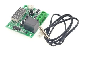  Japanese instructions attaching temperature controller basis board temperature sensor thermostat 12V operation W1209