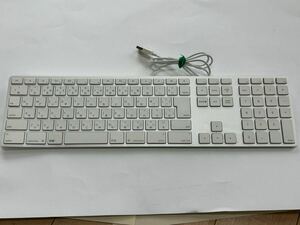 L049) アップル 純正 Apple Keyboard A1243 (テンキー付き) 日本語USBキーボード 中古　