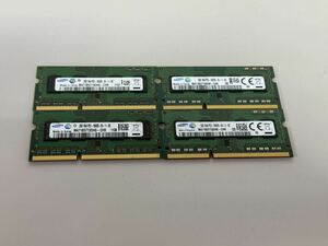 L170)SAMSUNG 2GB 1Rx8 メモリ PC3-10600S 4枚　計8GB