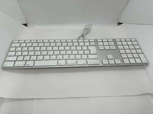 L178) アップル 純正 Apple Keyboard A1243 (テンキー付き) 日本語USBキーボード 中古　