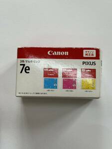 L048)Canon original ink cartridge BCI-7e 3 color multi pack installation time limit 2019.11