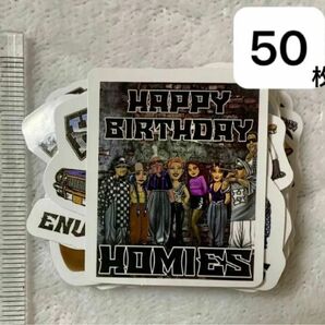 HOMIES HIPHOP ローライダー チカーノ 防水ステッカー50枚セット 