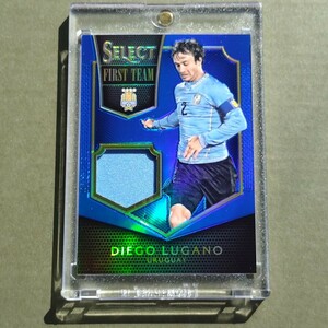 2015-16 Panini Select ウルグアイ代表 Diego Lugano ジャージーカード 99/99 ラストナンバー