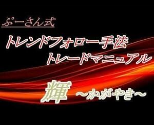 ぷーさん式トレンドフォロー手法トレードマニュアル　輝〈動画,マニュアルPDF,インジケータ〉