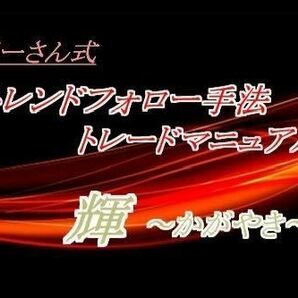 ぷーさん式トレンドフォロー手法トレードマニュアル 輝〈動画,マニュアルPDF,インジケータ〉の画像1