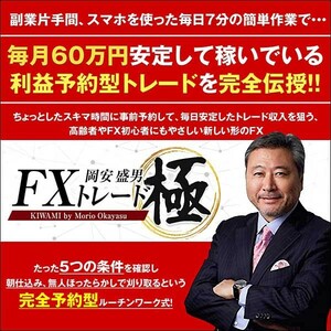 岡安盛男のFXトレード極〈FX歴38年の重鎮,URL・ID・PASS〉〈基礎編,応用編 実践動画,特典動画〉