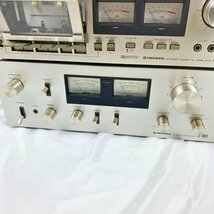 [R1058] 中古現状品 Pioneer (パイオニア) SA-7600II CT-405 PL-340 TX-7800II アンプ カセットデッキ レコードプレーヤー チューナー_画像2