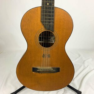 [R1033] 中古現状品 Minerva (ミネルバ) Guitare No.55 ? TOP単板 割れあり ミニギター ジャンク 鉄弦 620mm ハードケース有