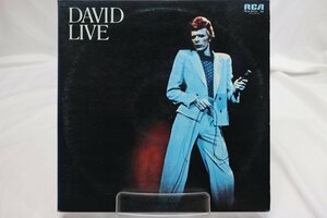 [TK3360LP] LP デビッド・ボウイー・ライブ(David Live) 国内盤 二枚組 見開きジャケ ライナーノーツ 歌詞 '74 状態並み上 再生良好 レア